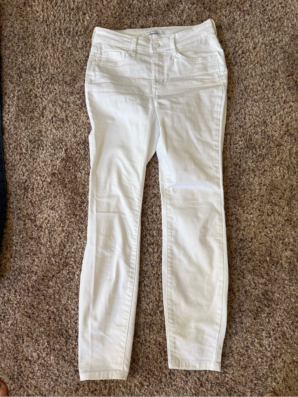 Nine West White Skinny Jeans
